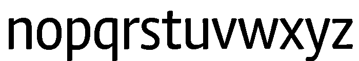 Chidori SemiCondensed Regular Font LOWERCASE