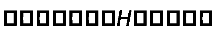 Chidori VF Medium Italic Font UPPERCASE