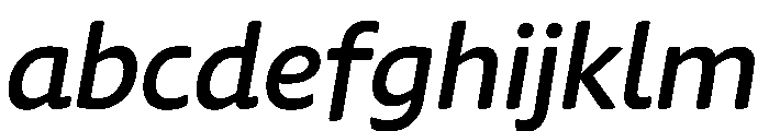 Chidori VF Medium Italic FONT