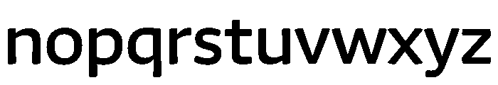 Chidori VF Medium Font LOWERCASE