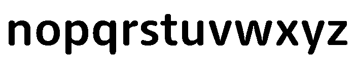 Chidori Variable Bold Font LOWERCASE