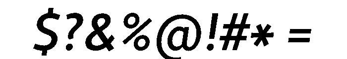 Chidori Variable Medium Italic Font OTHER CHARS