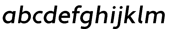Chidori Variable Medium Italic FONT