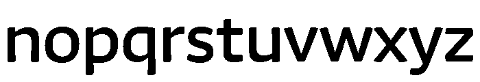 Chidori Variable Medium Font LOWERCASE