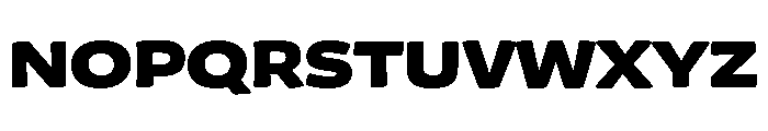 Chidori Wide Black Font UPPERCASE