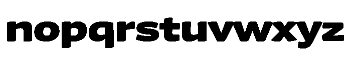 Chidori Wide Black Font LOWERCASE