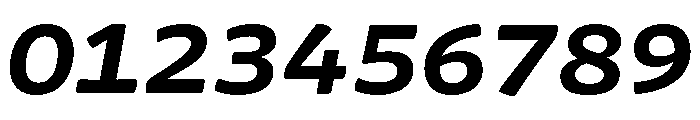 Chidori Wide Bold Italic Font OTHER CHARS