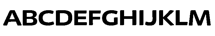 Chidori Wide Bold Font UPPERCASE