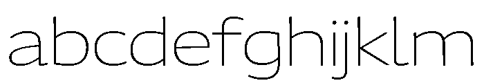 Chidori Wide ExtraLight FONT