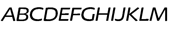 Chidori Wide Italic Font UPPERCASE