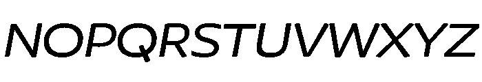Chidori Wide Italic Font UPPERCASE