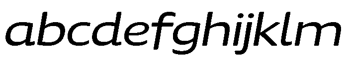 Chidori Wide Italic FONT