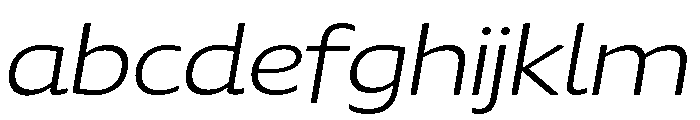 Chidori Wide Light Italic FONT