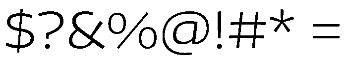 Chidori Wide Light Font OTHER CHARS