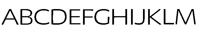 Chidori Wide Light Font UPPERCASE