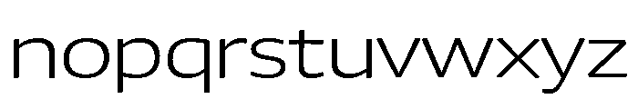 Chidori Wide Light Font LOWERCASE