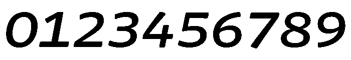 Chidori Wide Medium Italic Font OTHER CHARS