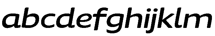 Chidori Wide Medium Italic FONT