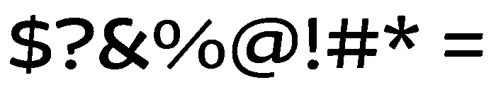 Chidori Wide Medium Font OTHER CHARS
