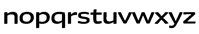 Chidori Wide Medium Font LOWERCASE