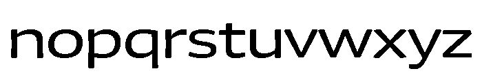 Chidori Wide Regular Font LOWERCASE