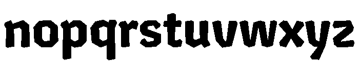 Chikki Devanagari Bold Font LOWERCASE