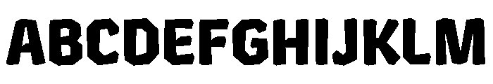 Chikki Devanagari Heavy Font UPPERCASE
