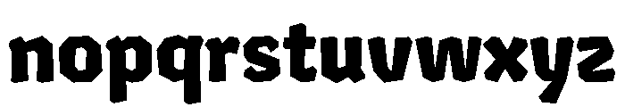 Chikki Devanagari Heavy Font LOWERCASE