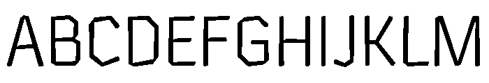 Chikki Devanagari Light Font UPPERCASE