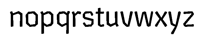 Chikki Devanagari Regular Font LOWERCASE