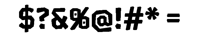 Chikki Gurmukhi Bold Font OTHER CHARS