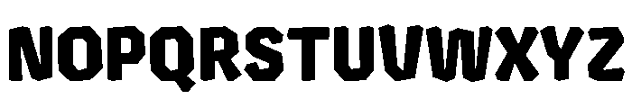 Chikki Gurmukhi Heavy Font UPPERCASE