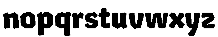 Chikki Gurmukhi Heavy Font LOWERCASE
