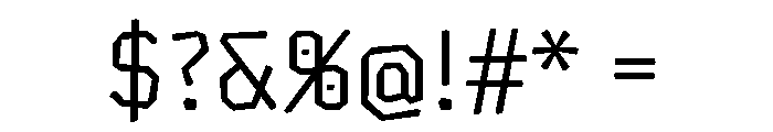Chikki Gurmukhi Light Font OTHER CHARS