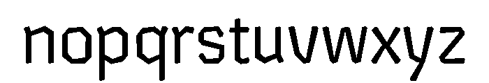Chikki Gurmukhi Regular Font LOWERCASE