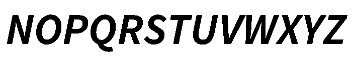 Chiron Hei Hk Bold Italic Font UPPERCASE