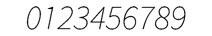 Chiron Hei Hk Extra Light Italic Font OTHER CHARS