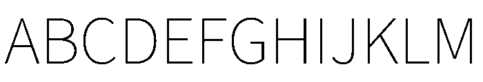 Chiron Hei Hk Extra Light Font UPPERCASE
