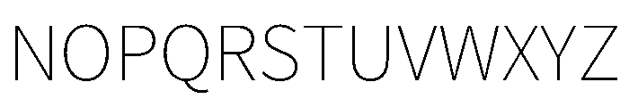 Chiron Hei Hk Extra Light Font UPPERCASE
