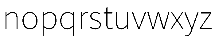 Chiron Hei Hk Extra Light Font LOWERCASE