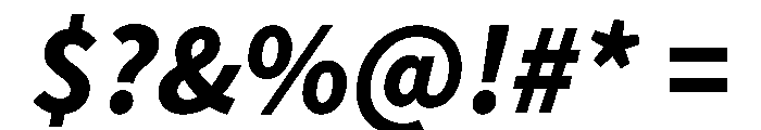 Chiron Hei Hk Heavy Italic Font OTHER CHARS