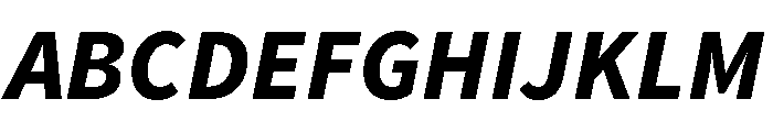 Chiron Hei Hk Heavy Italic Font UPPERCASE
