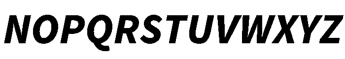 Chiron Hei Hk Heavy Italic Font UPPERCASE
