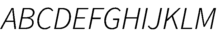 Chiron Hei Hk Light Italic Font UPPERCASE