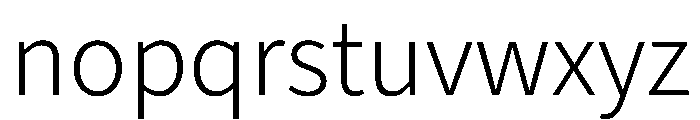 Chiron Hei Hk Light Font LOWERCASE