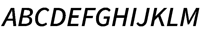 Chiron Hei Hk Medium Italic Font UPPERCASE