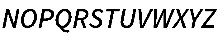 Chiron Hei Hk Medium Italic Font UPPERCASE