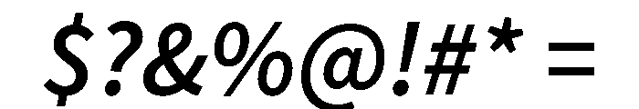Chiron Hei Hk Semibold Italic Font OTHER CHARS