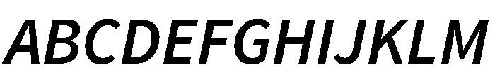 Chiron Hei Hk Semibold Italic Font UPPERCASE
