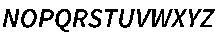 Chiron Hei Hk Semibold Italic Font UPPERCASE